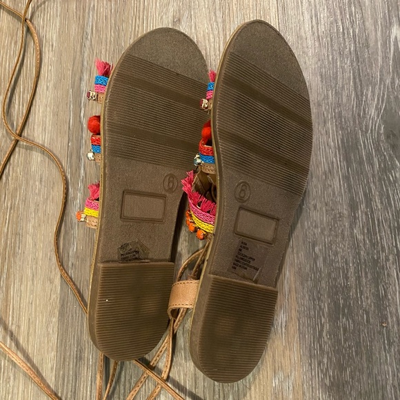 Steve Madden Lace-Up Tassels Sandals - Picture 5 of 5